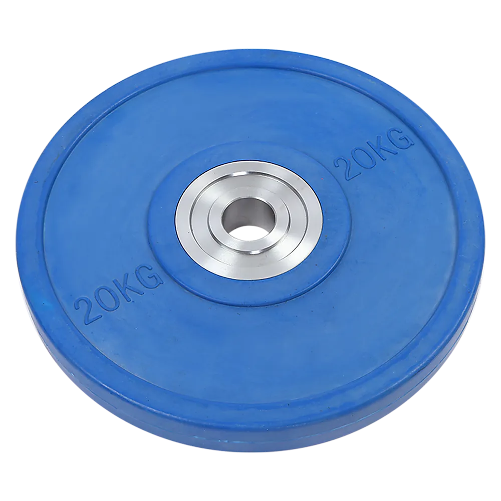 20kg Blue Rubber Bumper Weight Plate, Powerlifting, Durable