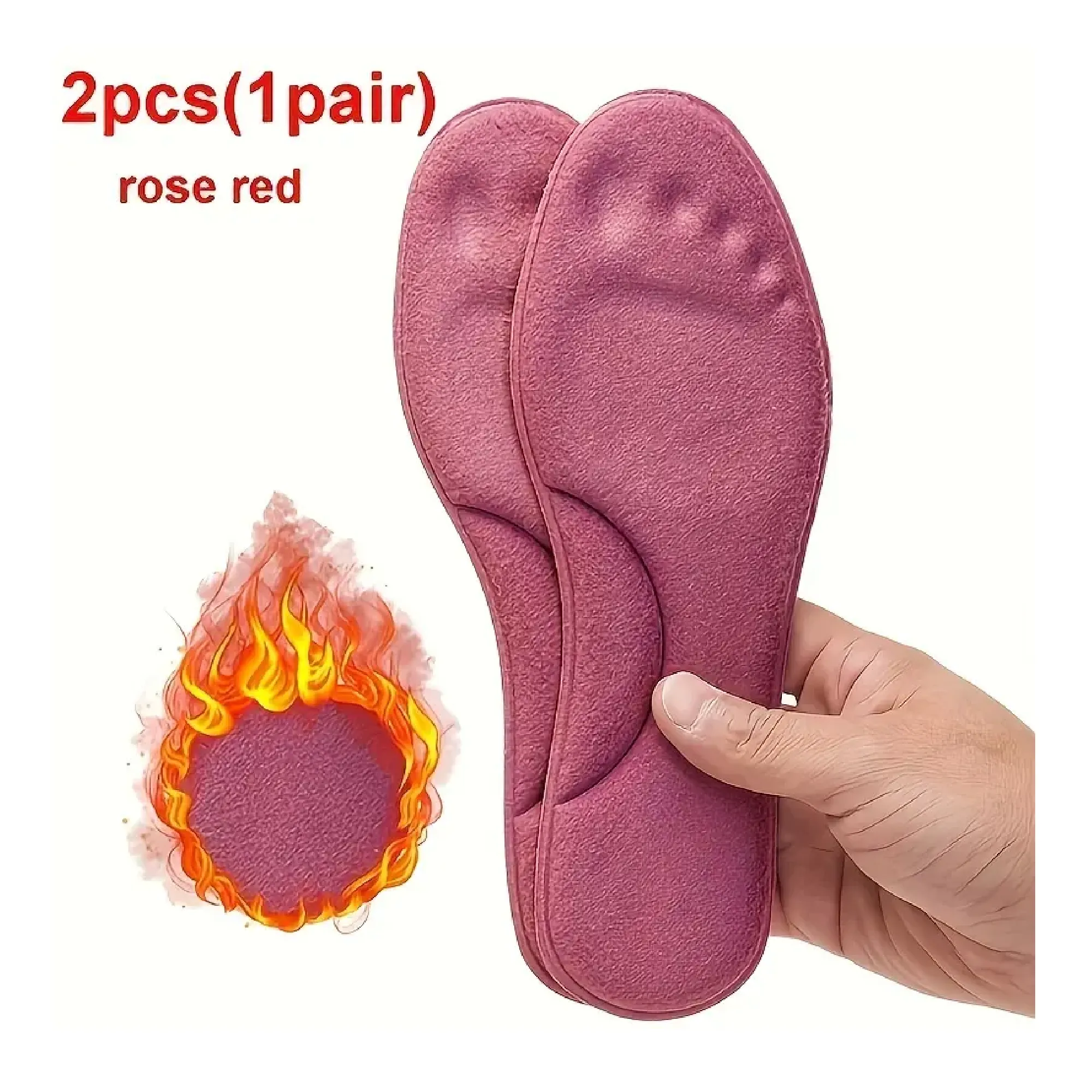 A Pair Of Heating Insoles Comfortable Thermal Insoles Feet Warm Shoe Accessories