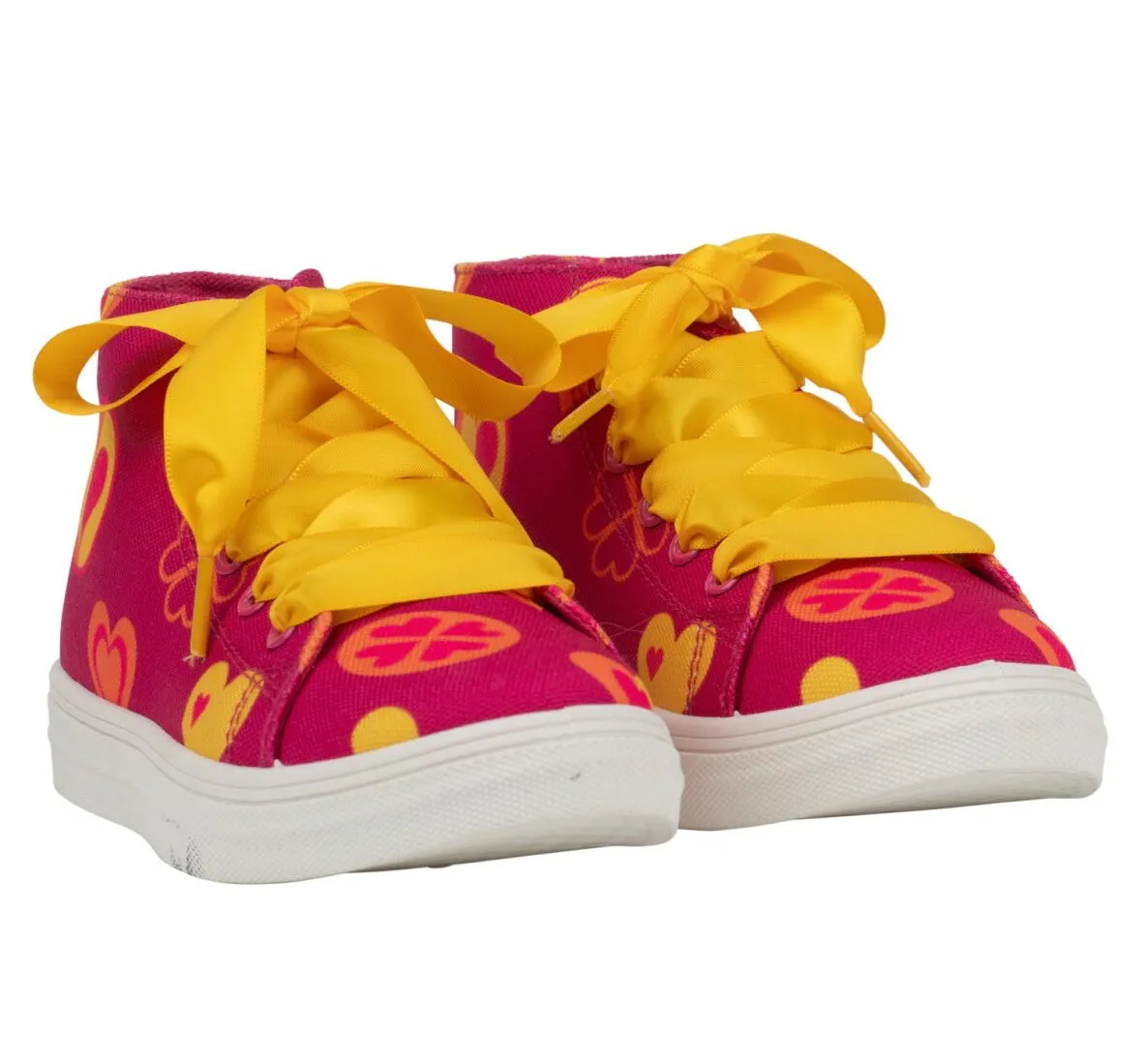 Adee Hot Pink Jazzy High Top Trainer