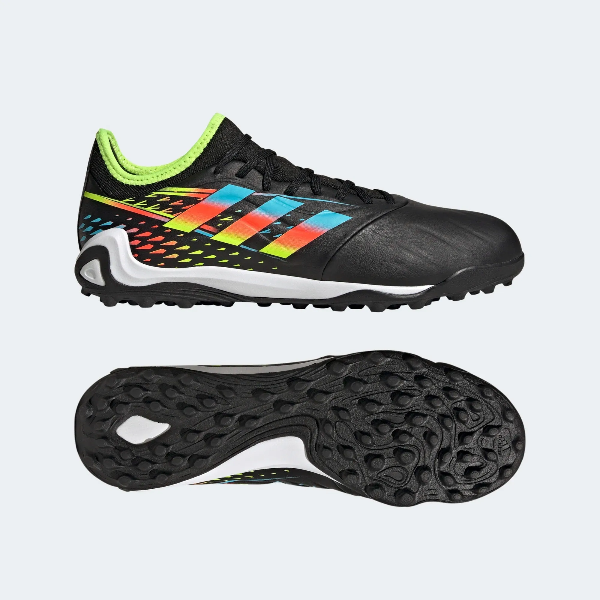 Adidas Adult Copa Sense.3 TF [Black/Cyan/Yellow]