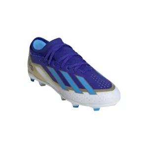 Adidas Kids Messi Football Boot X Crazyfast League FG J Lucid Blue/Blue Burst/Cloud White