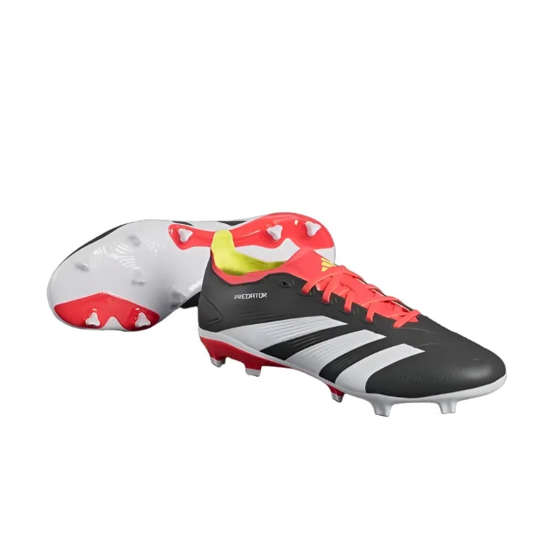 Adidas Mens Football Boots Predator League FG Core Black/Cloud White/Solar Red