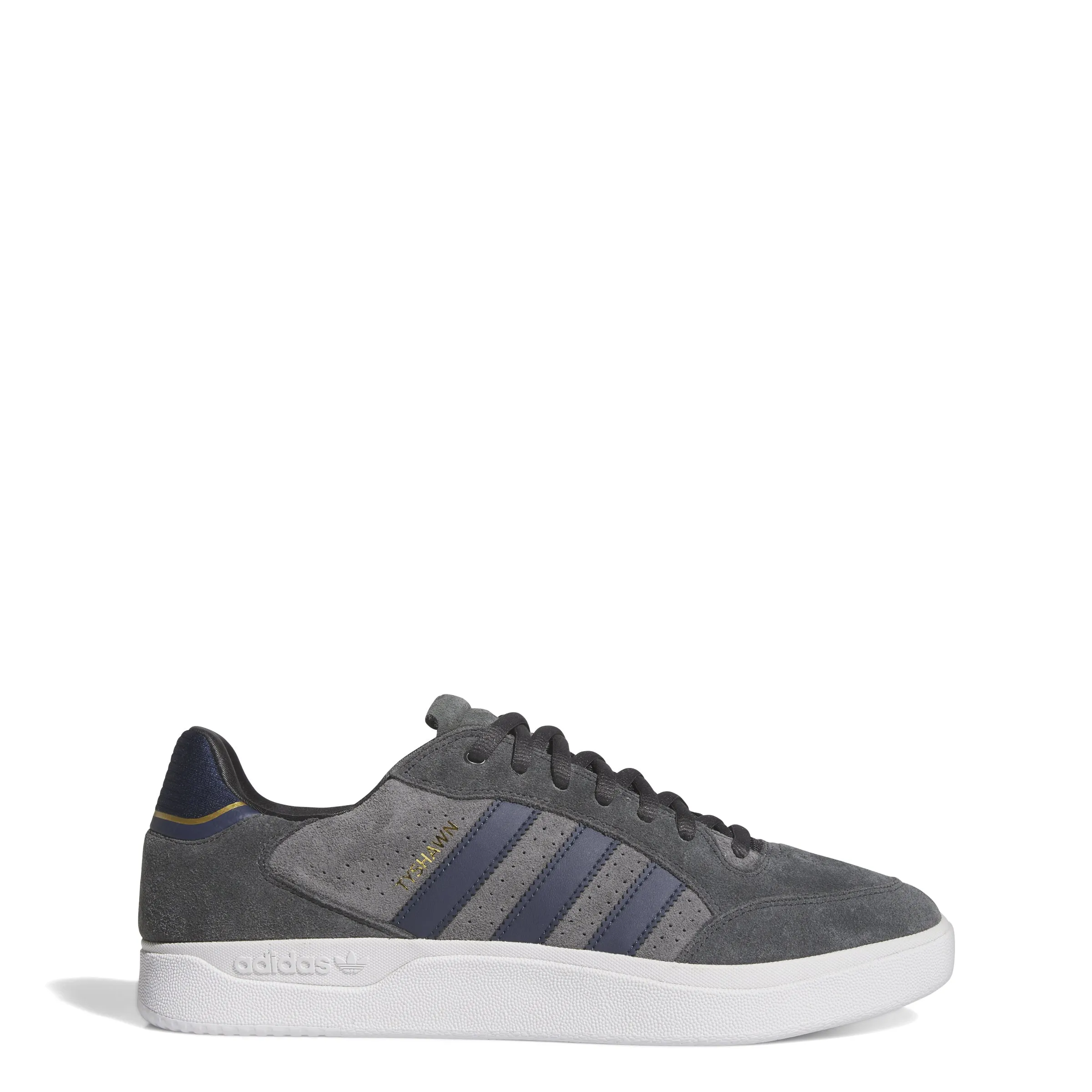 Adidas Tyshawn Low Skate Shoes-Carbon/Grey Five