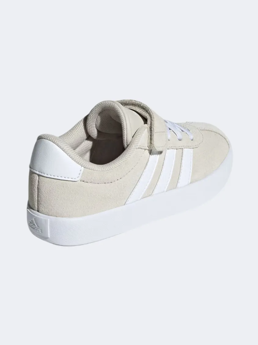 Adidas Vl Court 3 Ps-Boys Sportswear Shoes Alumina/White