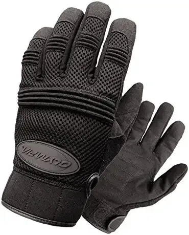 Air Force Gel Textile Ribbed Motorcycle Gloves | Olympia Sports