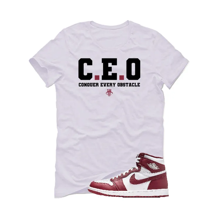 Air Jordan 1 High OG “Team Red” | illcurrency White T-Shirt (CEO)