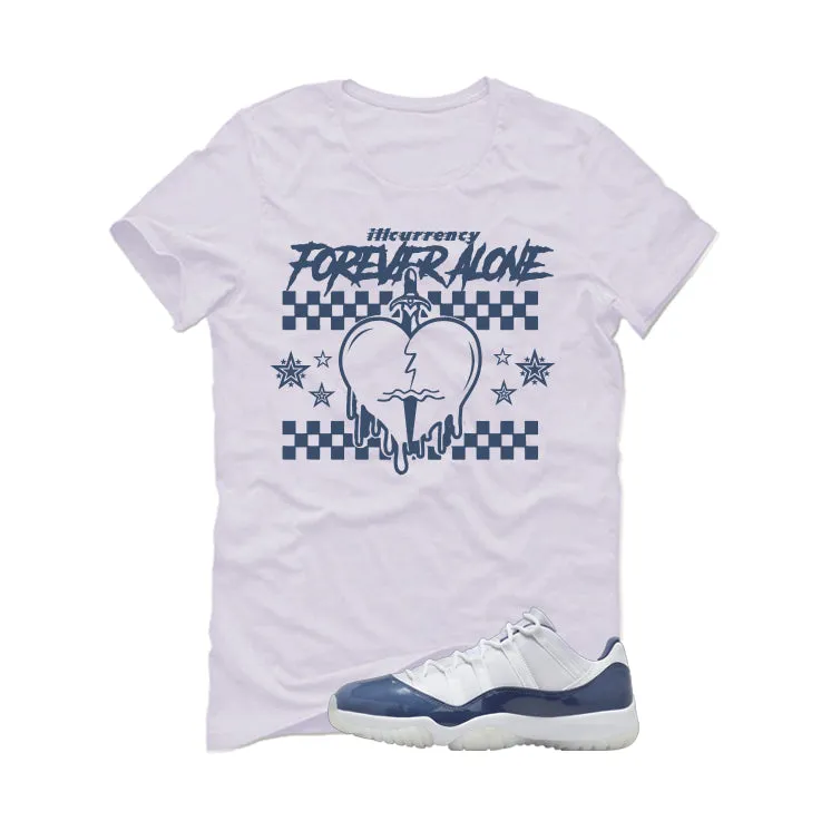 Air Jordan 11 Low Diffused Blue White T-Shirt (Forever Alone)| illcurrency