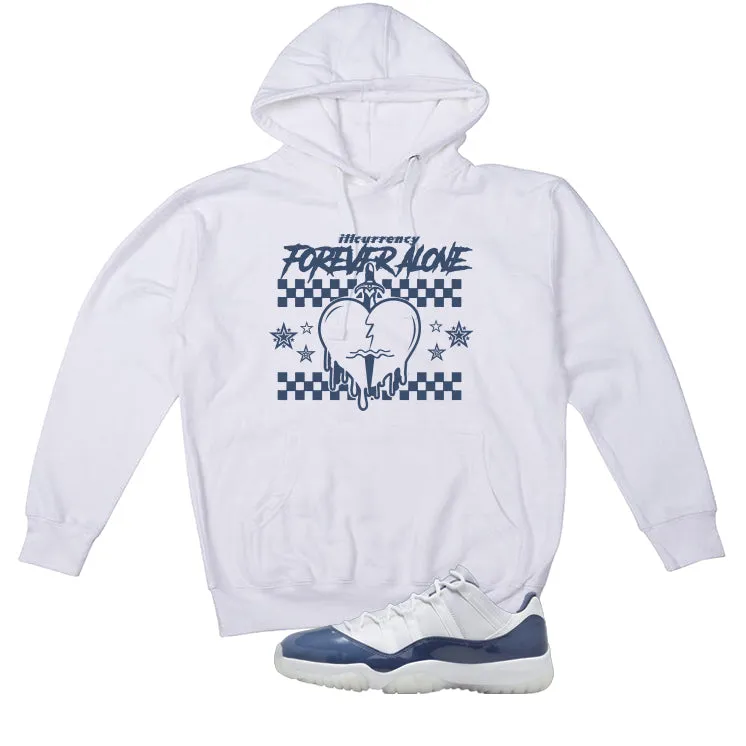 Air Jordan 11 Low Diffused Blue White T-Shirt (Forever Alone)| illcurrency