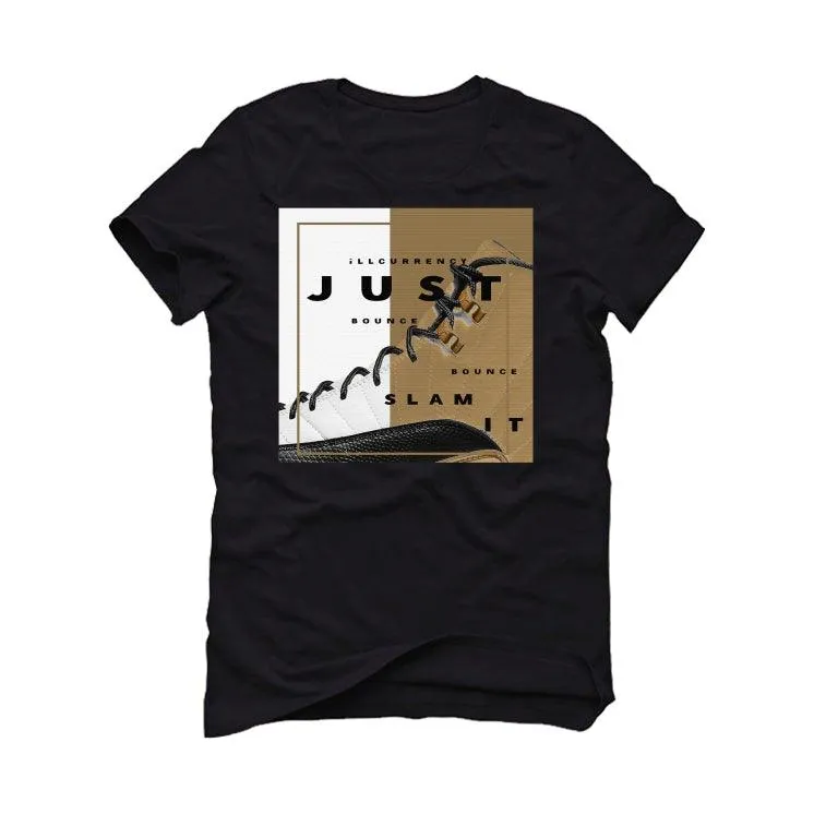 Air Jordan 12 “Royalty” Black T-Shirt (BOUNCE 12)