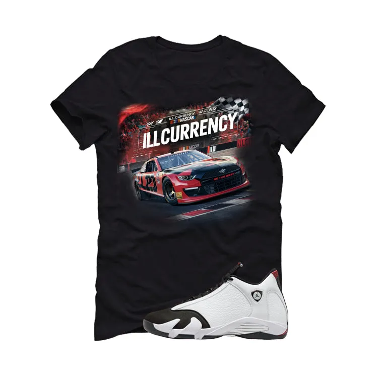 Air Jordan 14 Black Toe Black T-Shirt (Raceway)| illcurrency