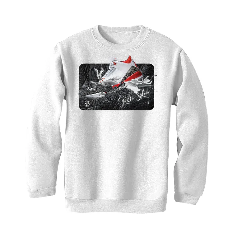 Air Jordan 3 “Fire Red” OG White T-Shirt (SPLASH SNK)