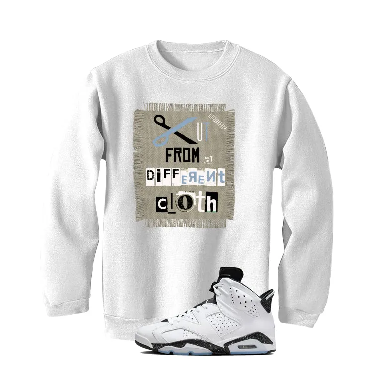 Air Jordan 6 Reverse Oreo White T-Shirt (Cut from a different cloth)| illcurrency