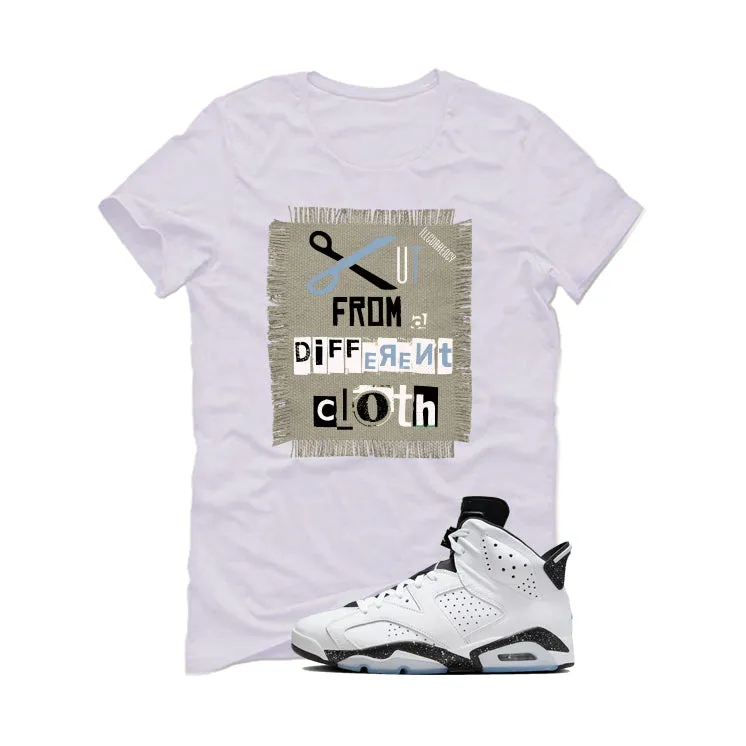 Air Jordan 6 Reverse Oreo White T-Shirt (Cut from a different cloth)| illcurrency