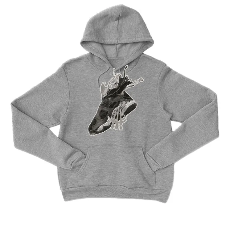 Air Jordan 8 Winter “Gunsmoke” | illcurrency Grey T-Shirt (SPLASH 8)