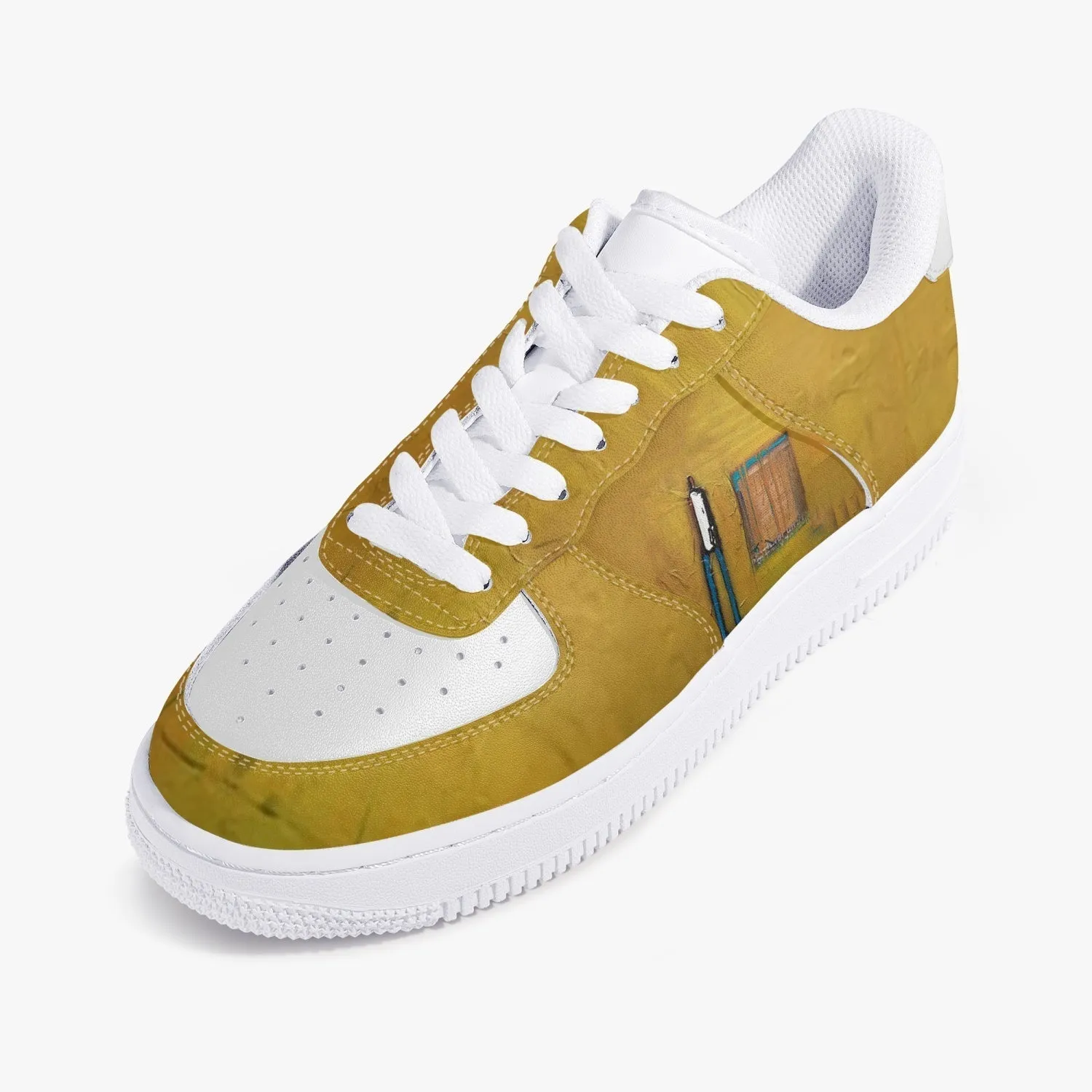 Alone series Low-Top Leather Sports Sneakers