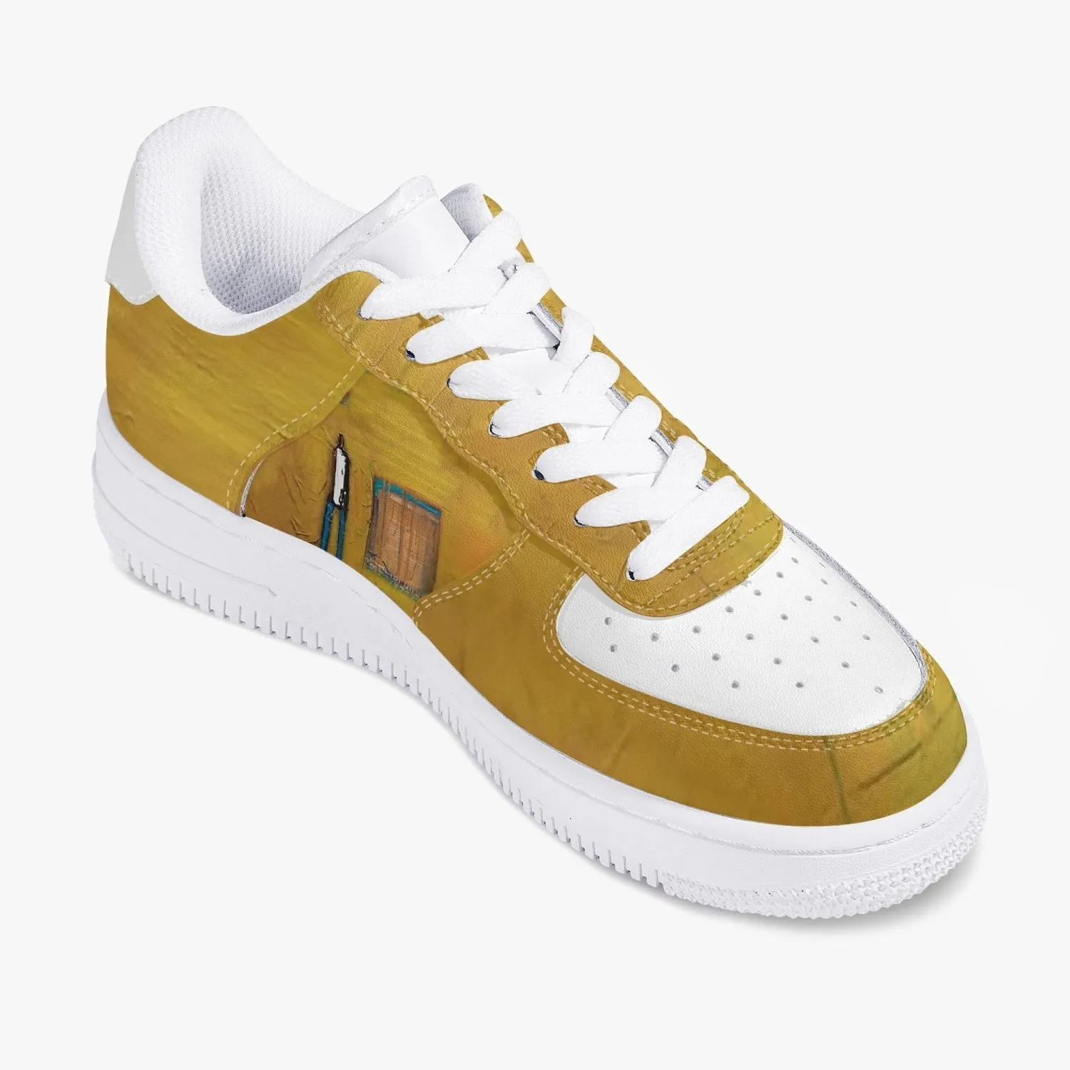 Alone series Low-Top Leather Sports Sneakers