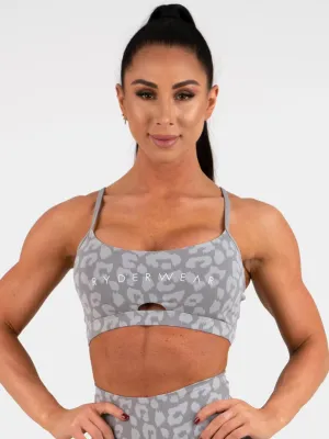 Animal Sports Bra - Leopard Grey