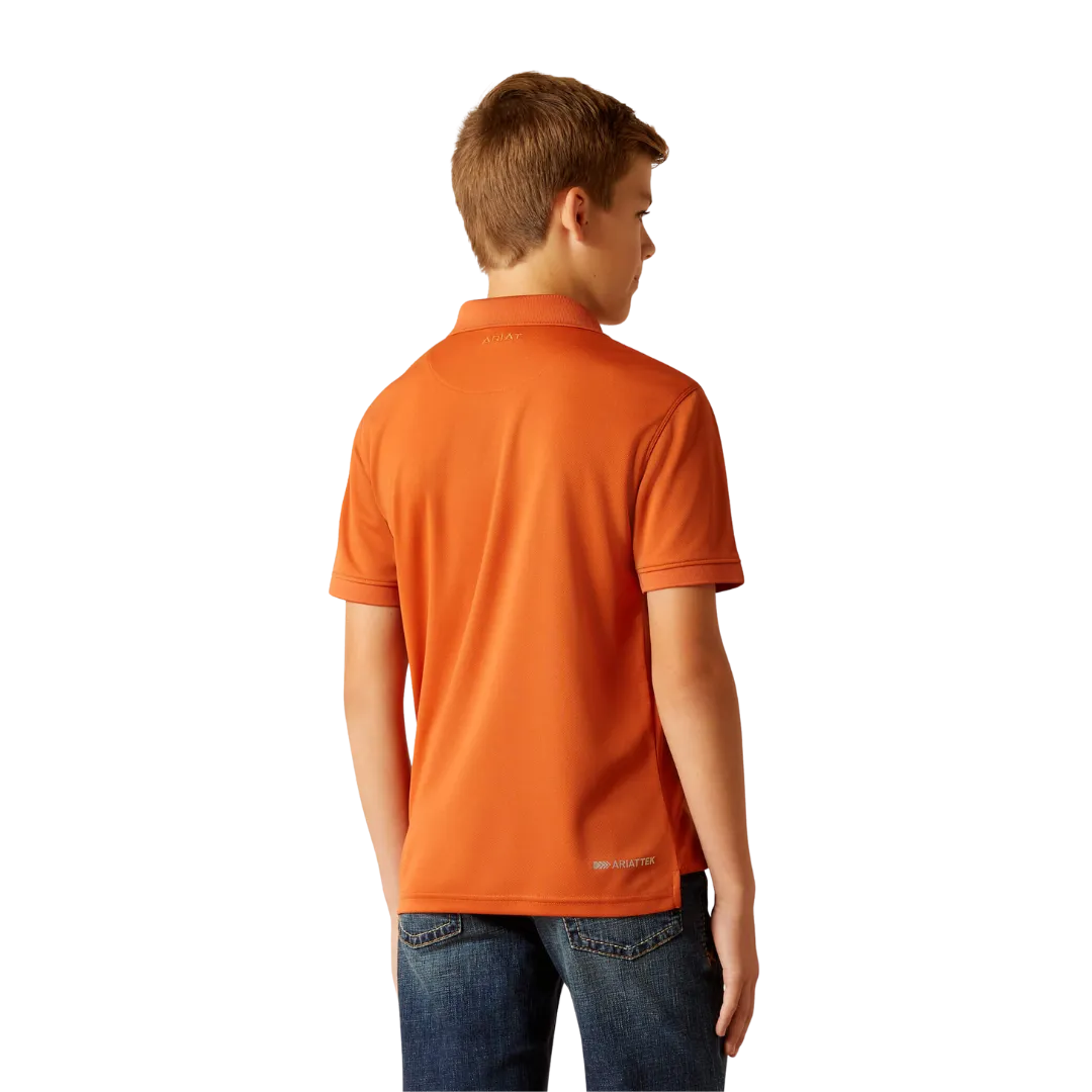 Ariat Kid's Boys Tek Foxes Polo Shirt