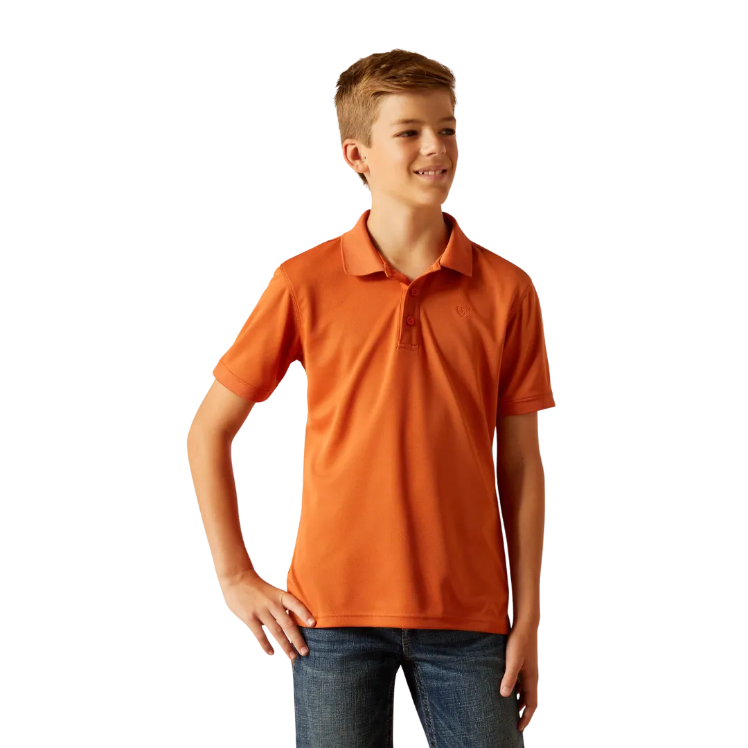 Ariat Kid's Boys Tek Foxes Polo Shirt