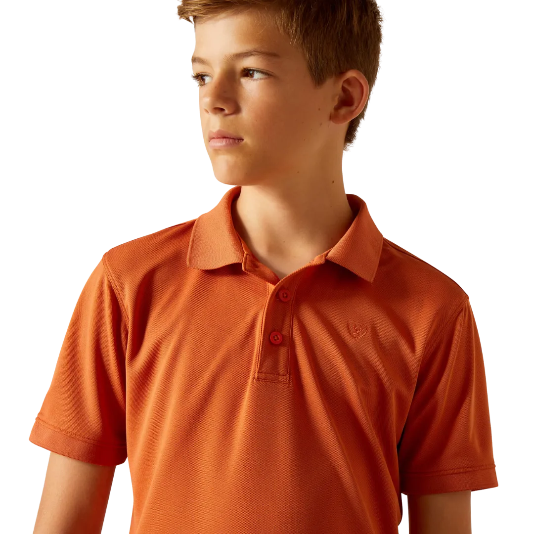 Ariat Kid's Boys Tek Foxes Polo Shirt