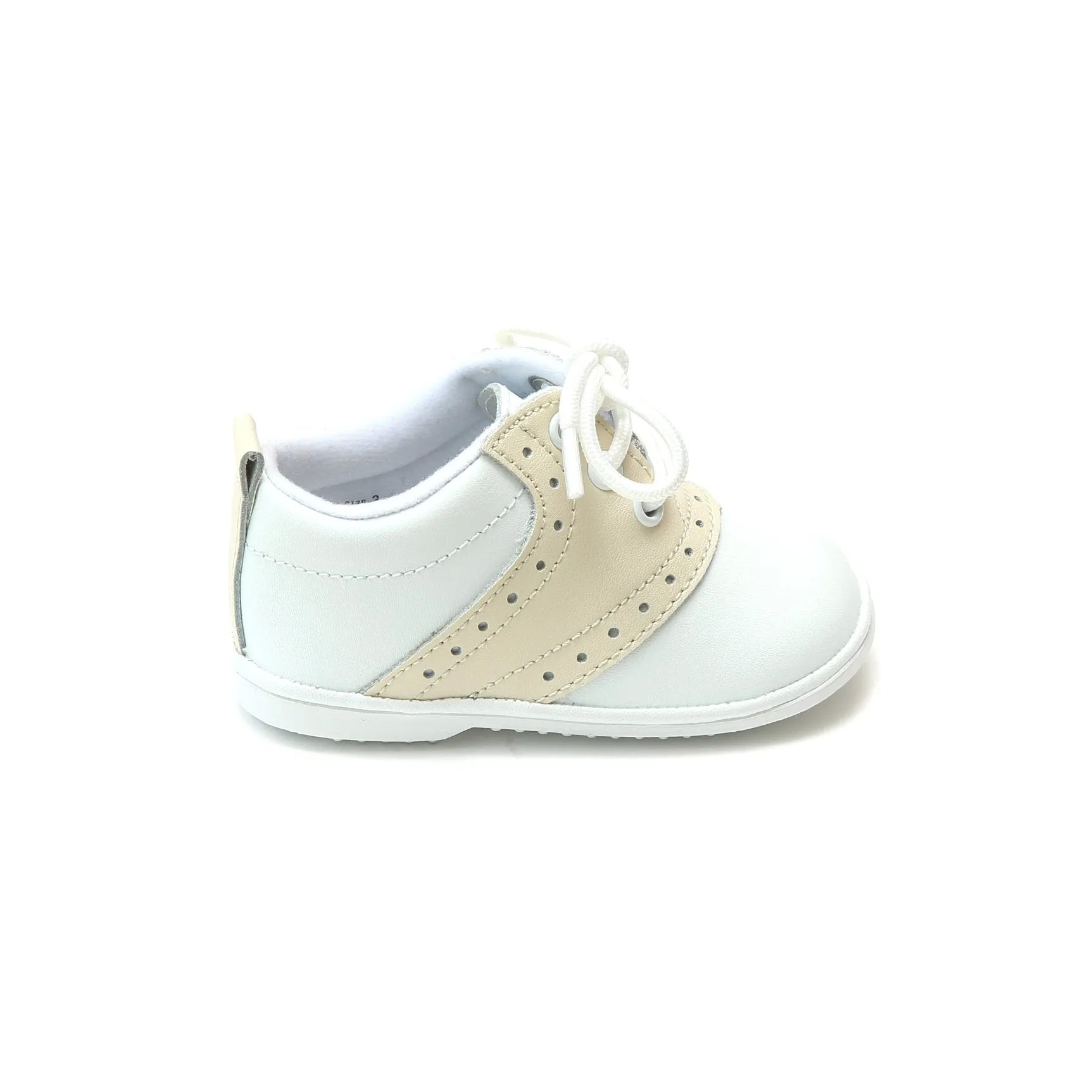 Austin Leather Saddle Oxford Shoe - Beige