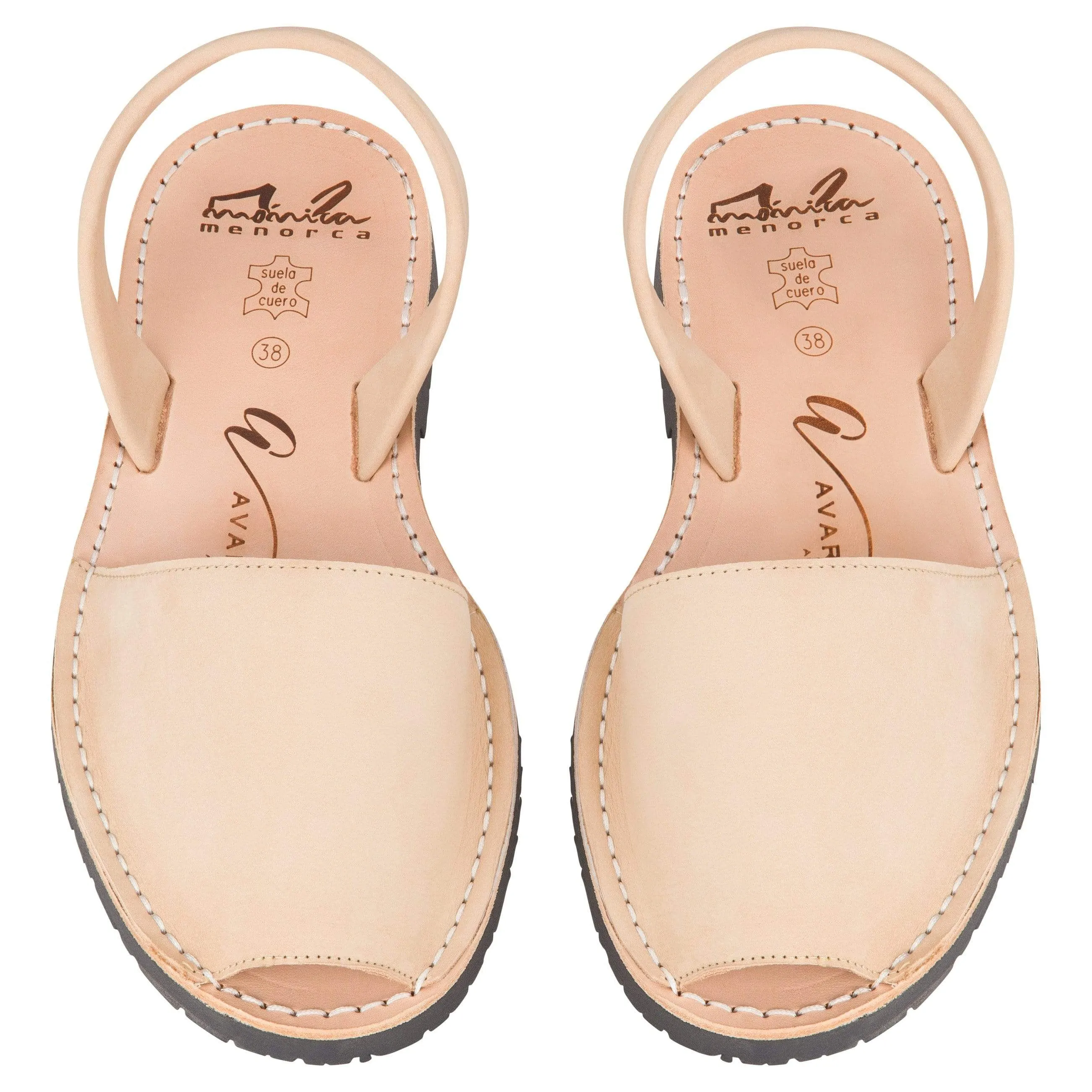 Avarcas Ladies Sand Nubuck Shoe - Sand Nubuck