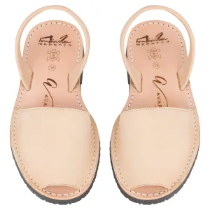 Avarcas Ladies Sand Nubuck Shoe - Sand Nubuck