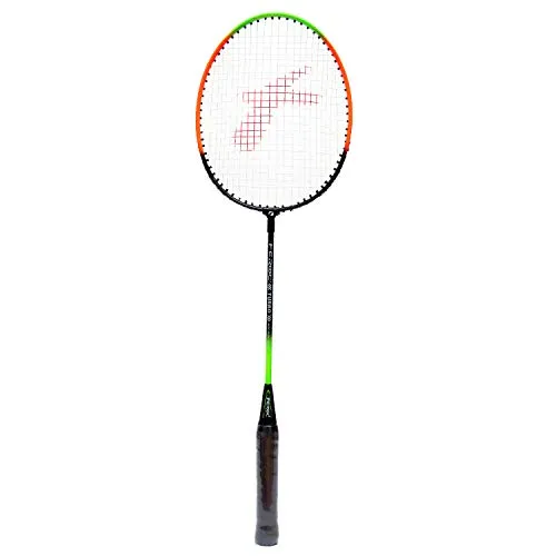 Badminton Racquet Aluminium Set of 2 with 3 Pieces Feather Shuttles with Full-Cover