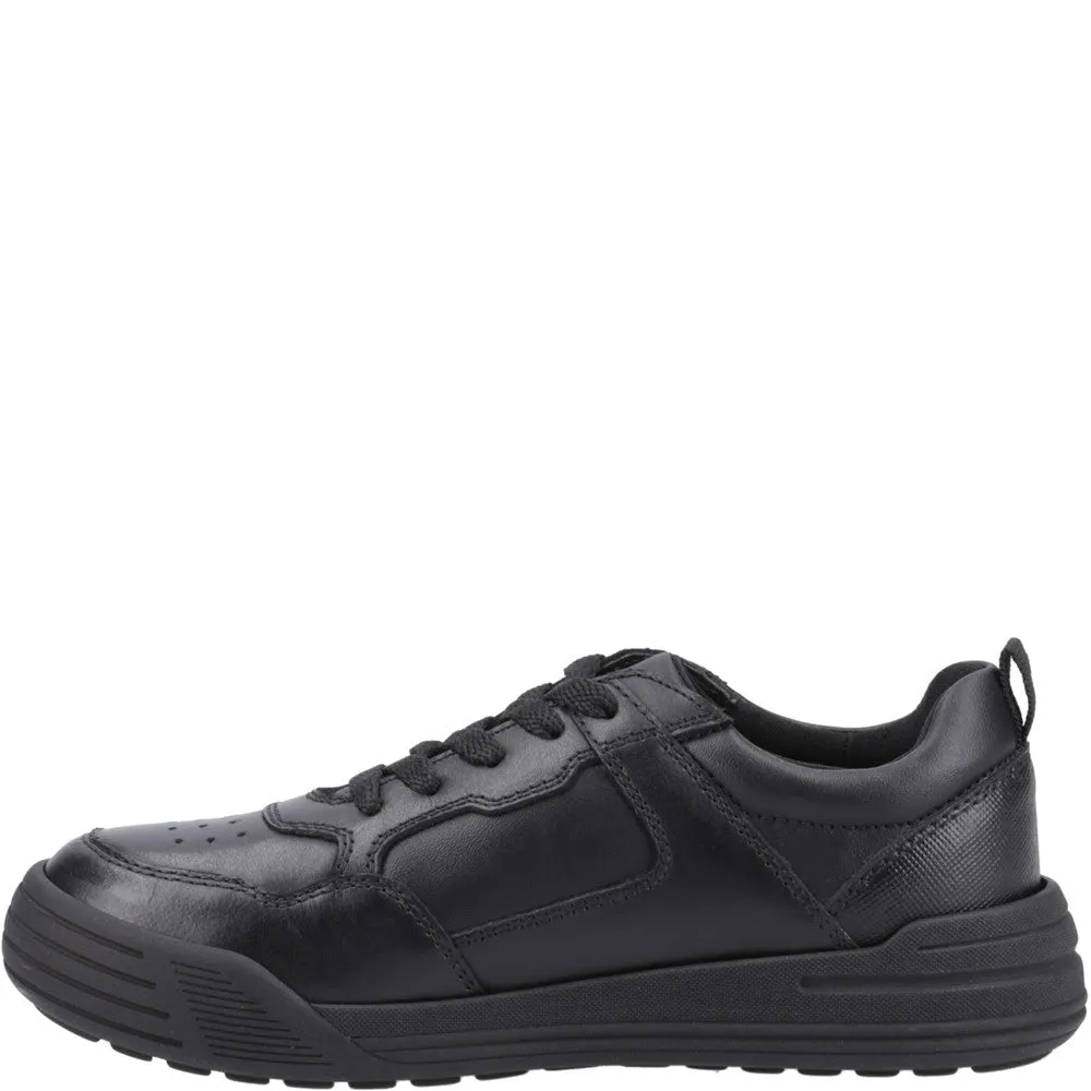 Black Shane Senior School Shoes