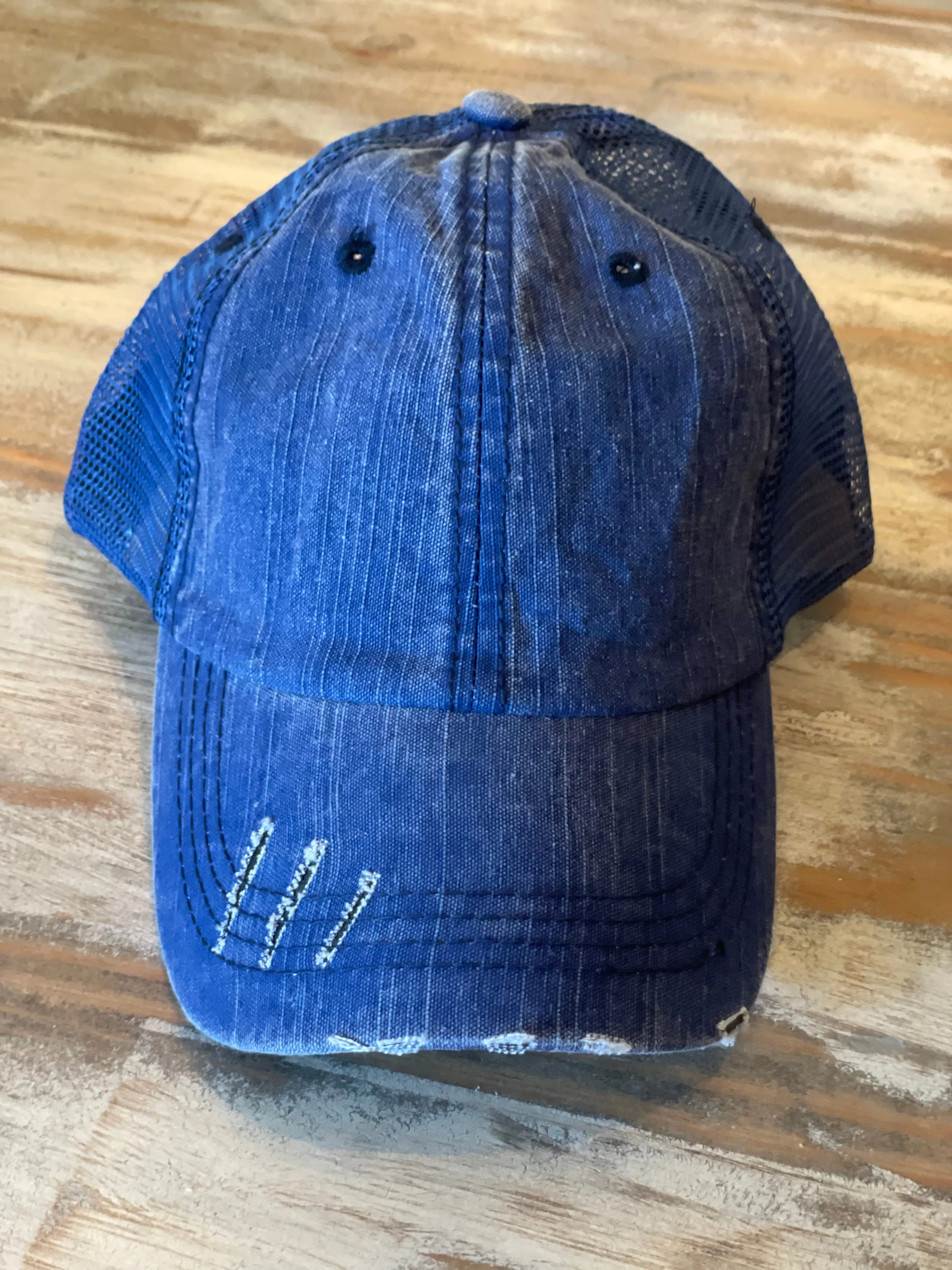 Bobcat Leather Patch Hats (Various Styles)