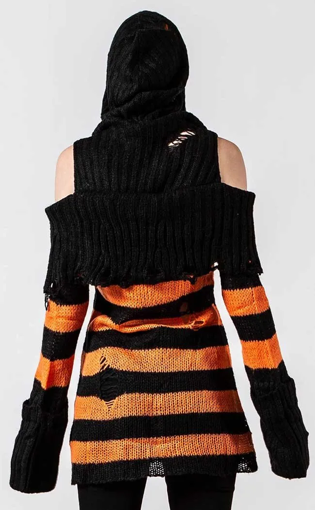 Bootiful Hooded Knit Sweater