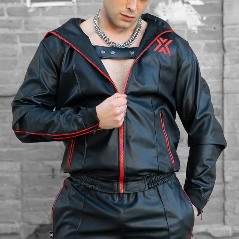 BOXER Stretch Sports Jacket, Black/Red