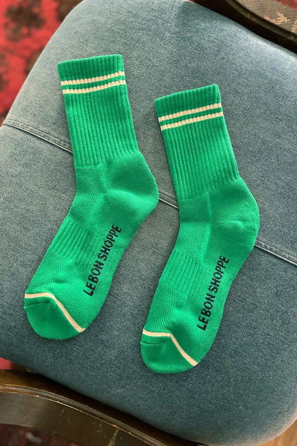 BOYFRIEND SOCKS KELLY GREEN