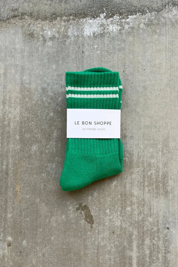 BOYFRIEND SOCKS KELLY GREEN