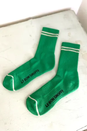 BOYFRIEND SOCKS KELLY GREEN