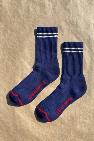 BOYFRIEND SOCKS NAVY