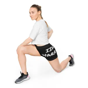 Brave, Strong, Resilient, IIH, Warrior-Black-  Women's Shorts (AOP)