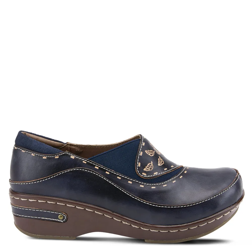 Burbank in Navy Leather by L Artiste