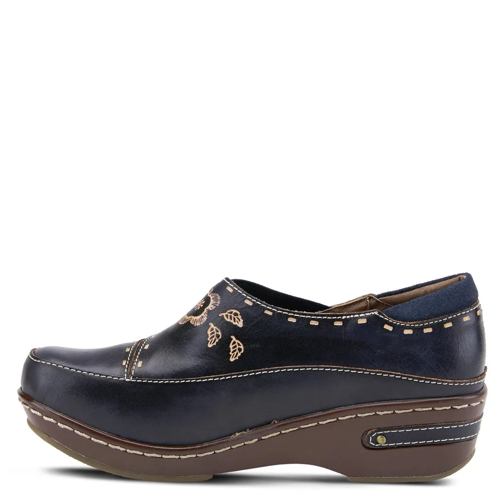 Burbank in Navy Leather by L Artiste