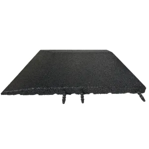 Cannons UK 50cm x 50cm x 30mm Rubber Playground Corner and Ramped Edges