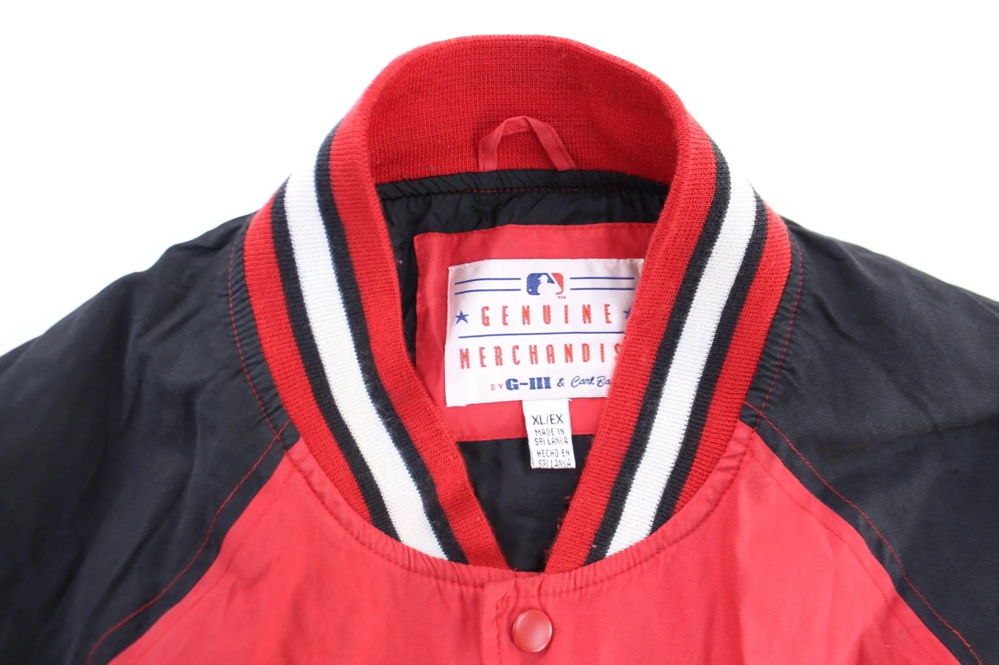 Cincinnati Reds Embroidered Black & Red Jacket