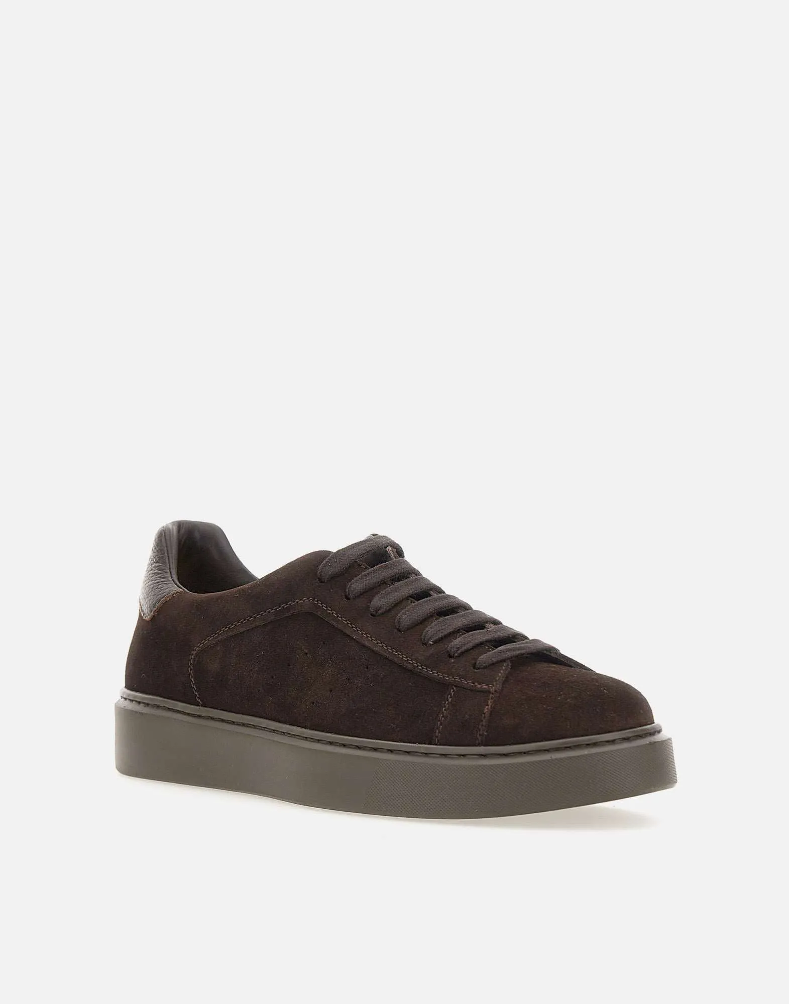 Clay Dark Brown Suede Sneakers