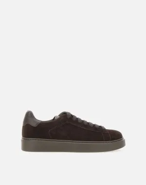 Clay Dark Brown Suede Sneakers