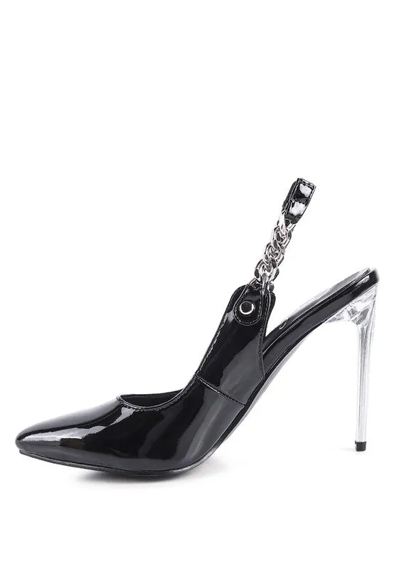 COVETED HIGH HEELED SLING BACK Plumps