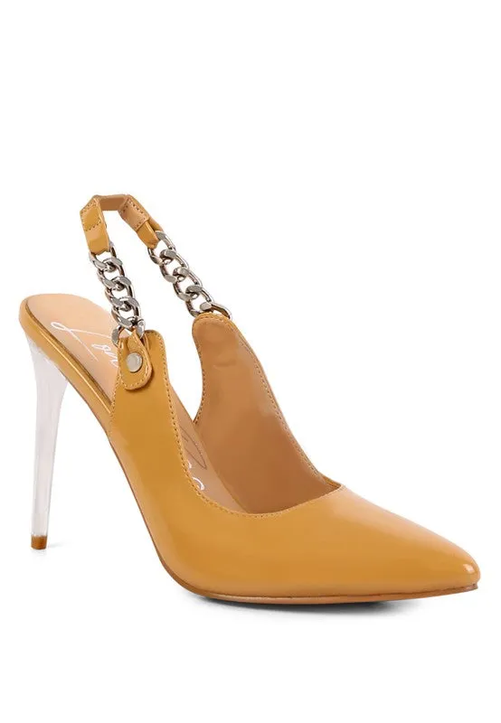 COVETED HIGH HEELED SLING BACK Plumps