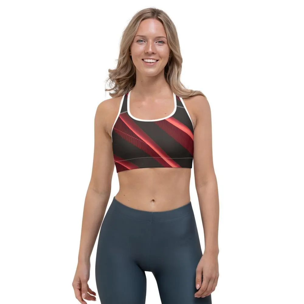 Crimson Sports Bra