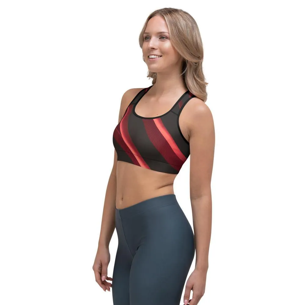 Crimson Sports Bra