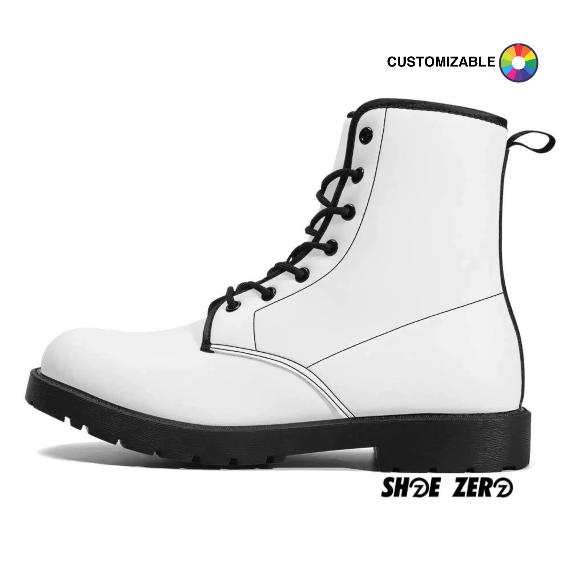 Customizable Vegan Leather Boots