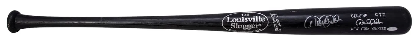 Derek Jeter Signed Game Used Yankees 2011 LS Bat 3000 Hit Season Steiner Jeter