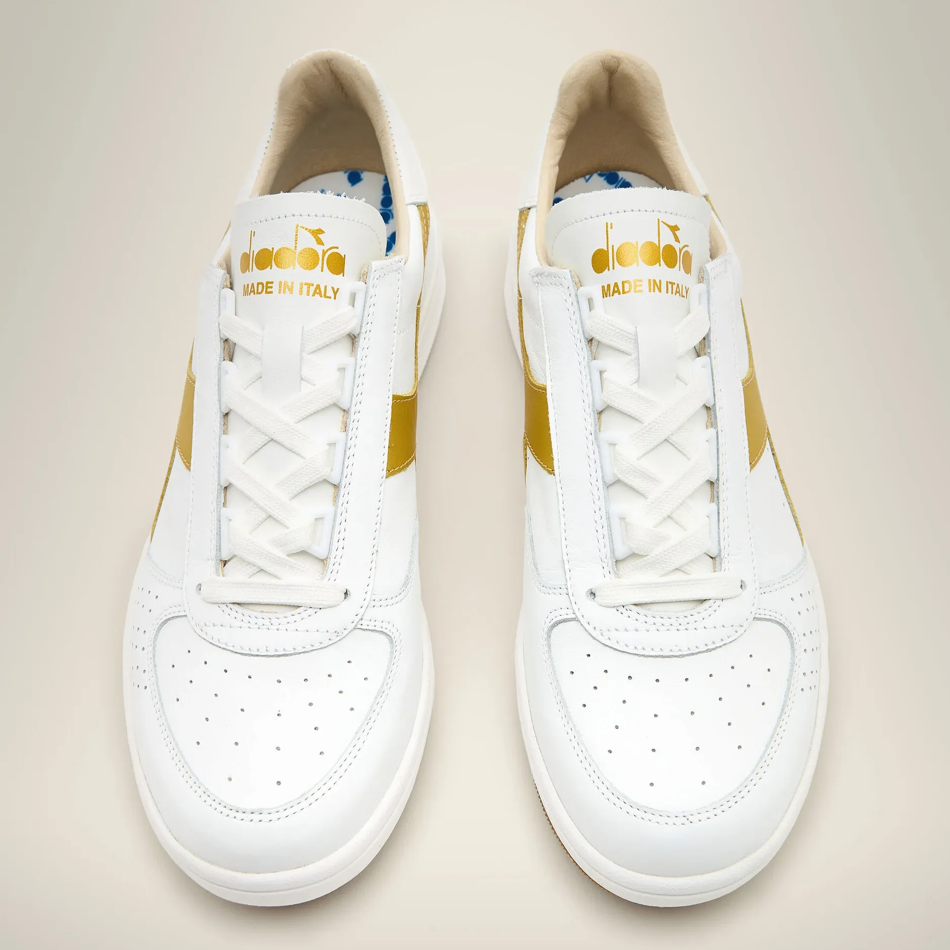 Diadora B.Elite Italia Sport Trainers White/Gold